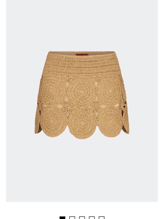 Simon Miller Dresses & Skirts - Simon Miller Beep Beep Crochet Mini Skirt in Natural